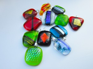 another bunch of pendants or various shapes and colours