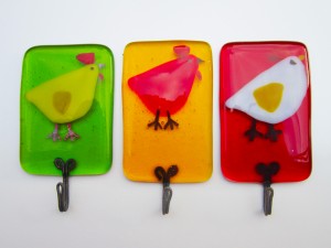 tea towel holders with chicken design